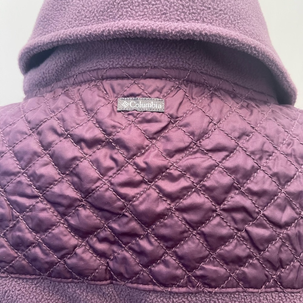 Columbia | Mauve Quilted Fleece Pullover - Picture 5 of 10